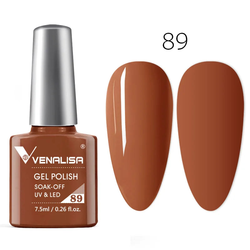 Venalisa TPO Free Earth Brown Autumn Color Collection Nail Gel Polish Soak Off UV LED Gel Varnish Gorgeous Gel Nail Manicure