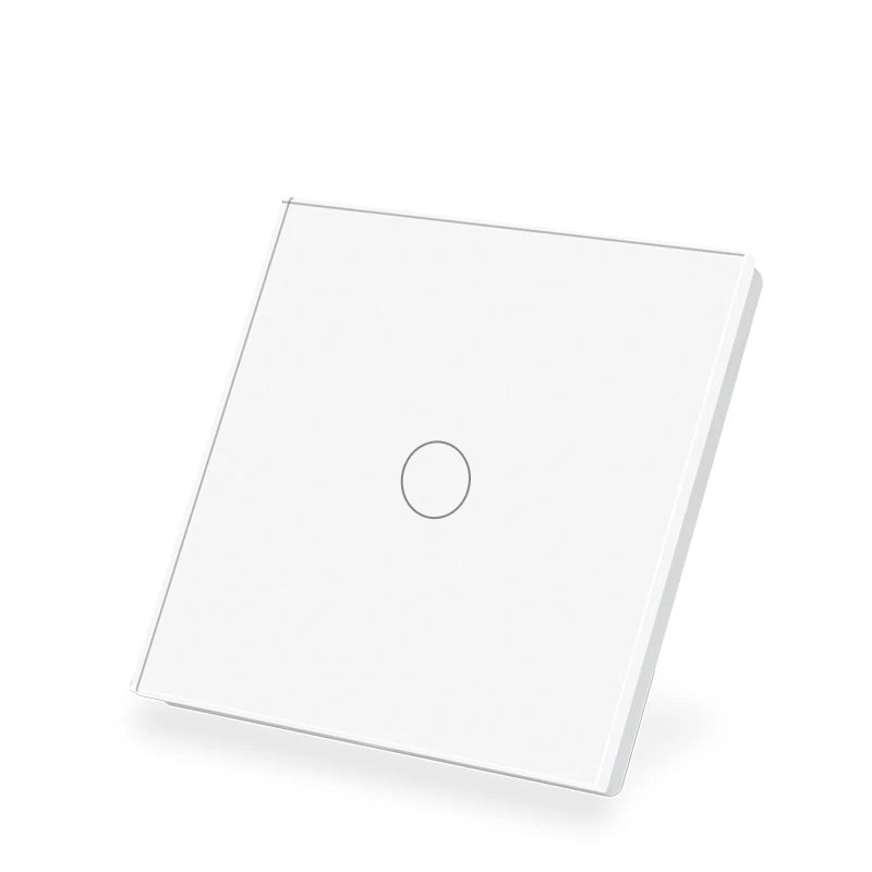 LOUYSGEN Wifi Smart Switch 1Gang 2Gang 3Gang Wall Light Switch Neutral Wire Glass Tuya APP Compatible Smart Life Alexa