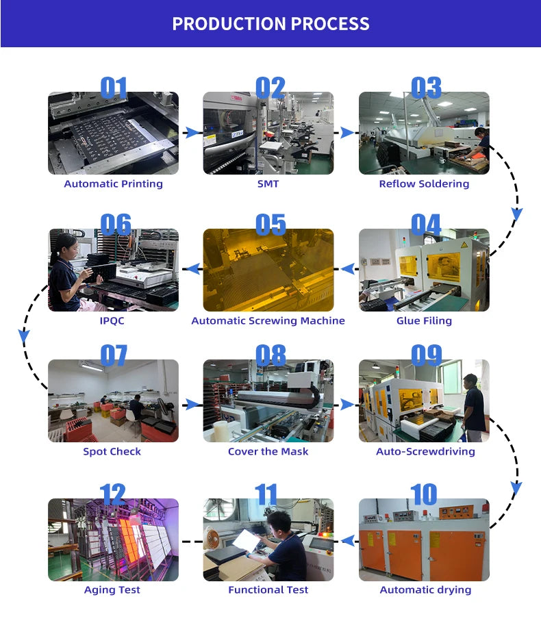 500x500mm Indoor Outdoor LED Screen Stage Background Led Video Wall P2.6 P2.9 P3.91 Seamless Splicing Rental LED Display Screen