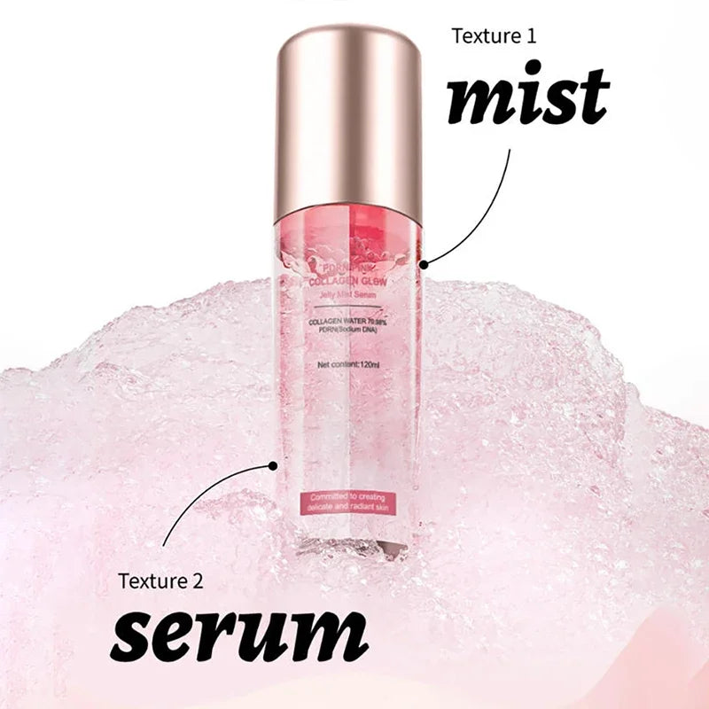 PDRN Hydrating Essence Mist Toner Brightening Revitalizing Women Facial Spray Moisturizer Plant Extract Daily Face Glow Care