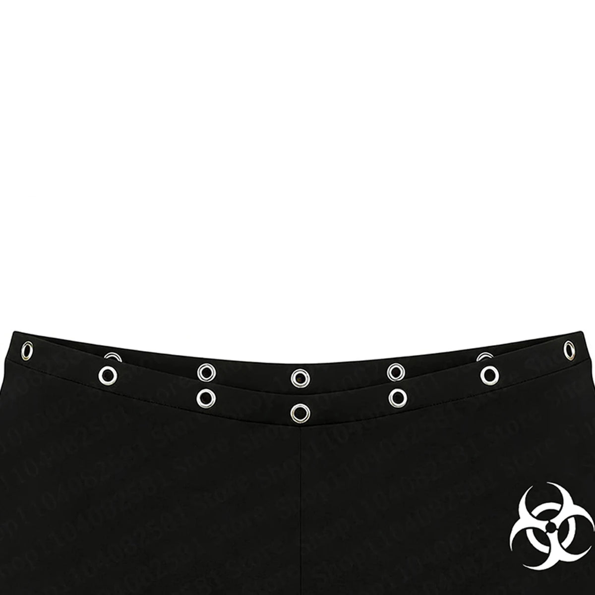 Gothic Style Garbage Rock American Fashion Y2K Shorts with Rivet Design Hip-Hop Chic Print Street Wear Punk Hot Pants Retro