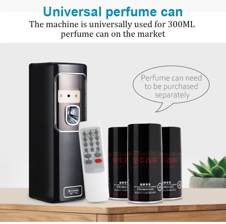 Perfume dispenser Automatic toilet fill Wall-mounted air freshener dispenser with remote control