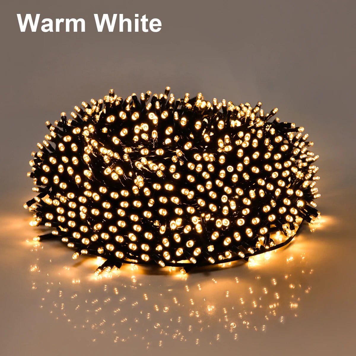 Built-in Large Capacity Battery Solar Outdoor Led String Lights Waterproof Durable Garden Lamp for Camping Wedding Birthday Part
