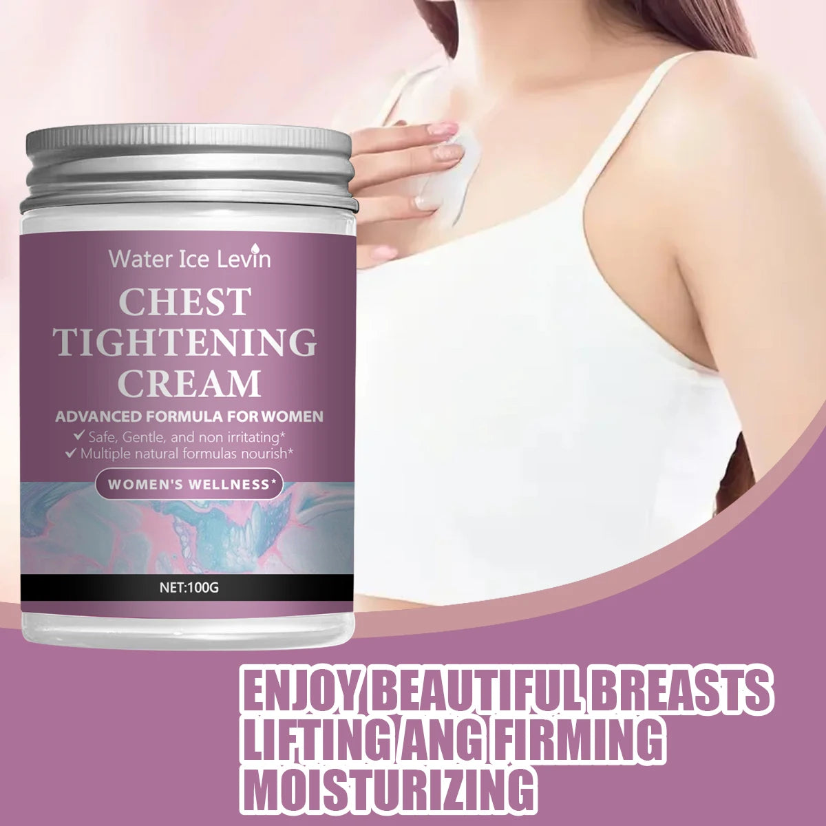 Chest Firming Cream - Lightweight Texture - Deep Hydration - Smooth & Plump Skin