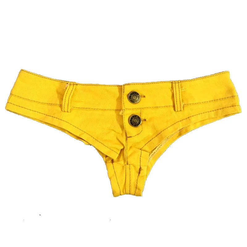 Sexy Low Waist Mini Denim Shorts Women Summer Beach Short Pants Jeans Woman Fashion Womens Club Party Jean Micro Shorts LTMW