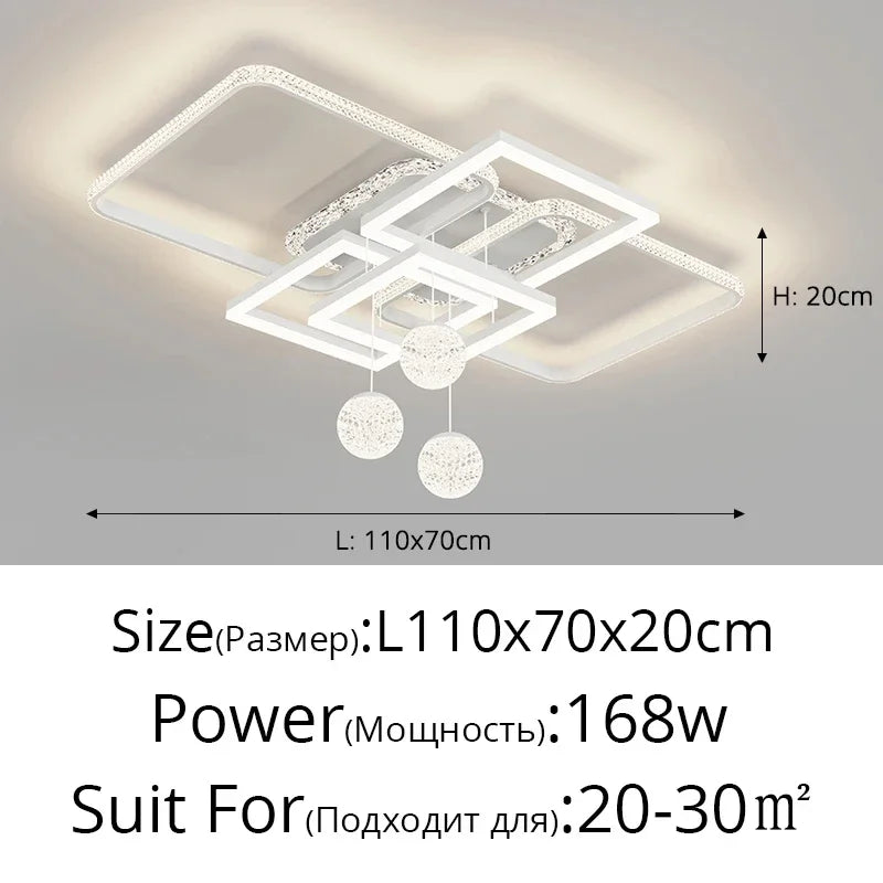 Modern Minimalist Living Room Pendant Light, Atmospheric New Living Room Ceiling Light, Modern Light Luxury Decorative Light