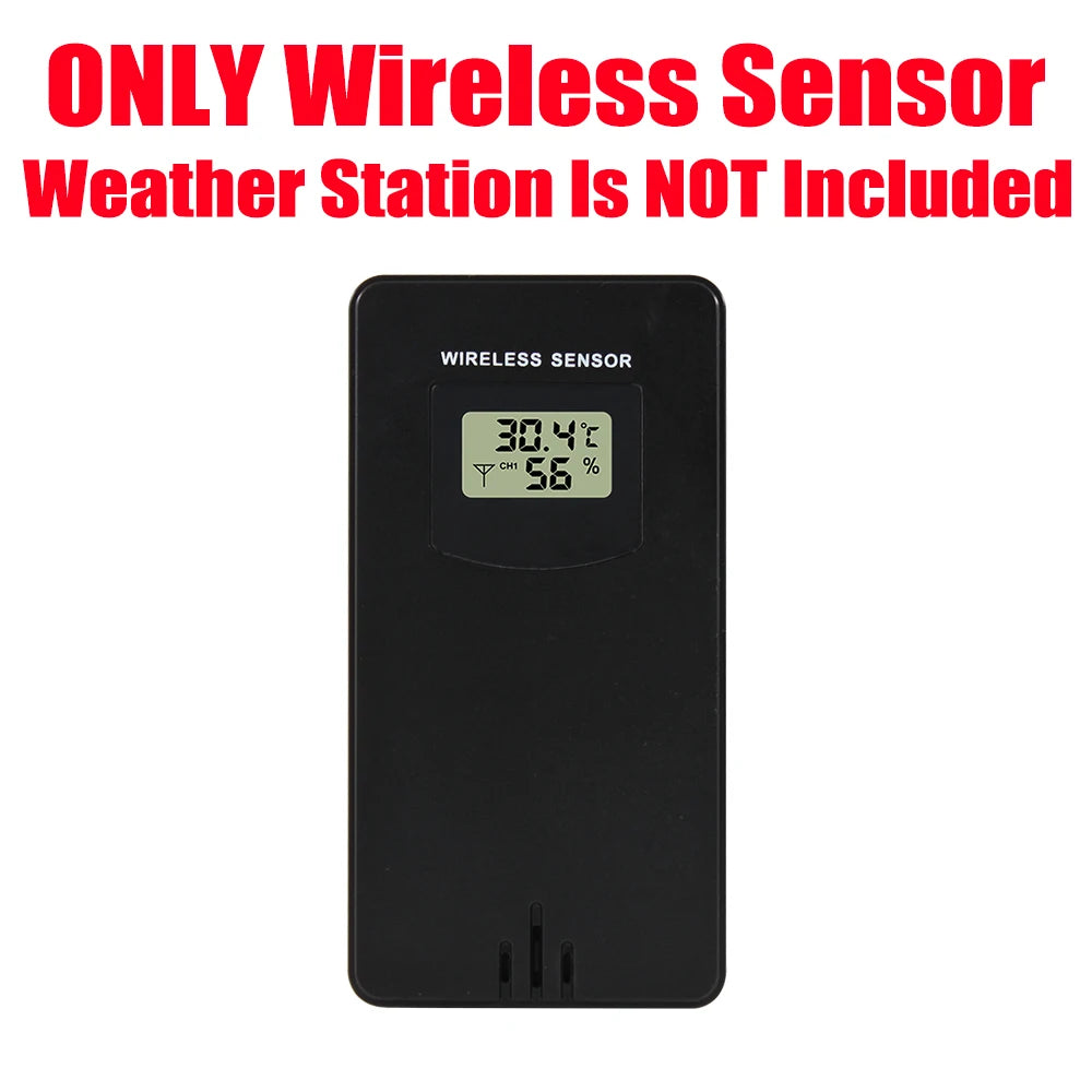 Multifunctional Weather Station Alarm Clock Touch Screen Thermometer Hygrometer Wireless Sensor Sunrise Sunset Hygrothermograph