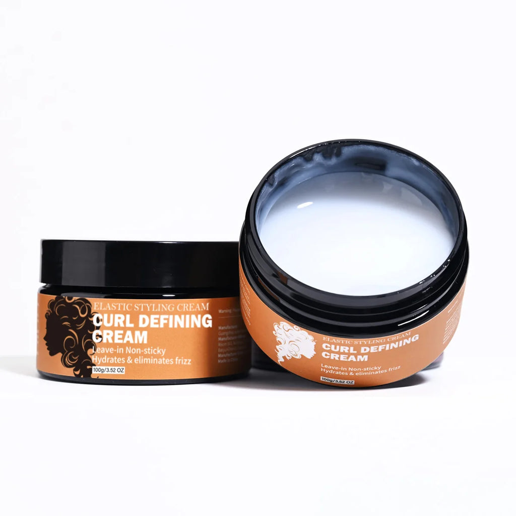 Curl Defining Cream Hydrating Smoothing Tangles Reducing Elasticity Improving Anti Frizz Curl Cream