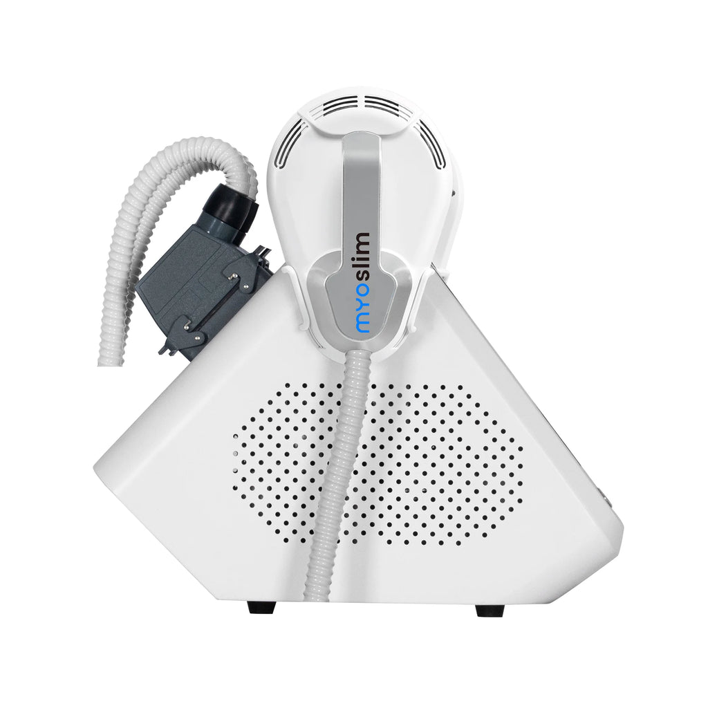 MYOslim EMS Body Sculpt Machine EMT+RF Muscle Building Fat Burning Skin Tightening 2 Handle Non-Invasive Body Shaping Device