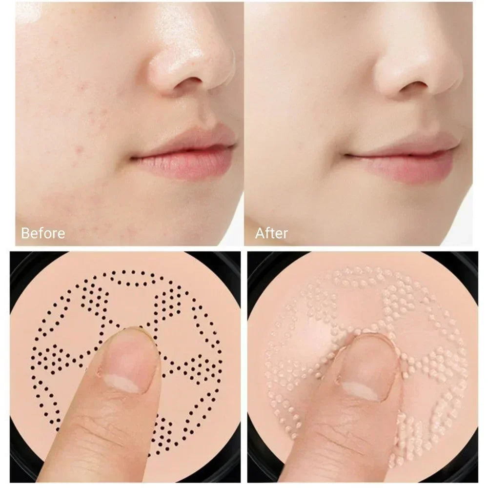 Mushroom Head BB Cream Foundation Cream Full Coverage Natural Nude Face Concealer Moisturizing Waterproof Long Lasting Makeup