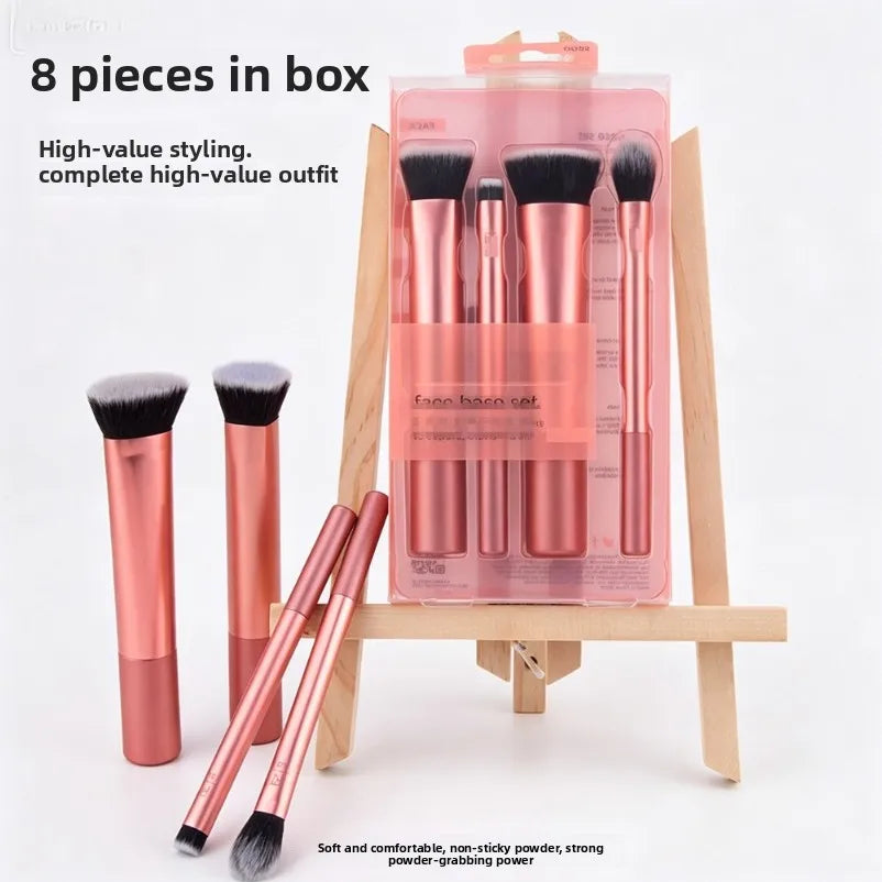 Single facial brightening, contouring and contouring brush beauty tool