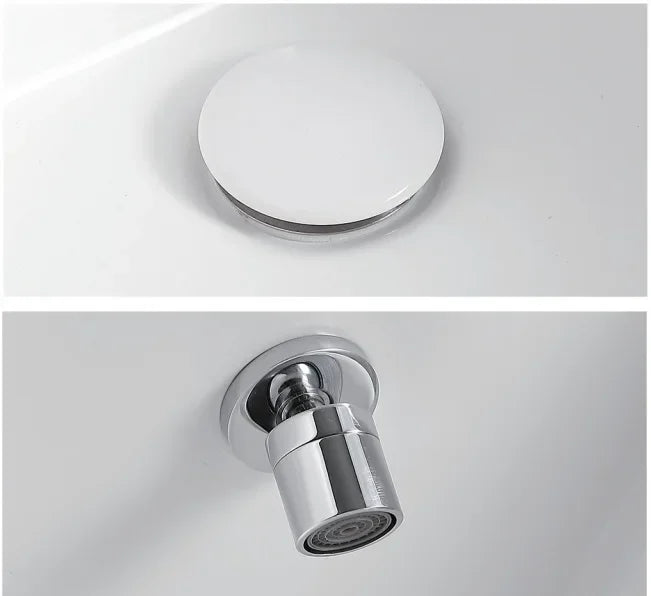 Bathroom Basins Foot Mounted Pedestal Sink White Ceramic Hand and Foot Wash Basin