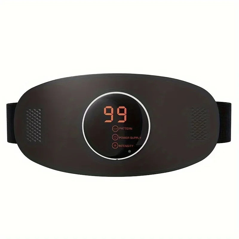 Rechargeable Waist Belt EMS Slimming Massager Fat Burning Body Shaper Vibration Belt for Weight Loss Constipation Relief