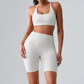 New Yoga Sets 2 Pieces Women's Tracksuit Fitness Suit Sportswear Workout Set Sports Bra High Waist Leggings Gym Sportswear Woman