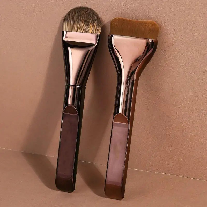 Double Head Face Makeup Brush Set Soft Fiber Foundation Brush Concealer Brush Beginner-Friendly Beauty Tools