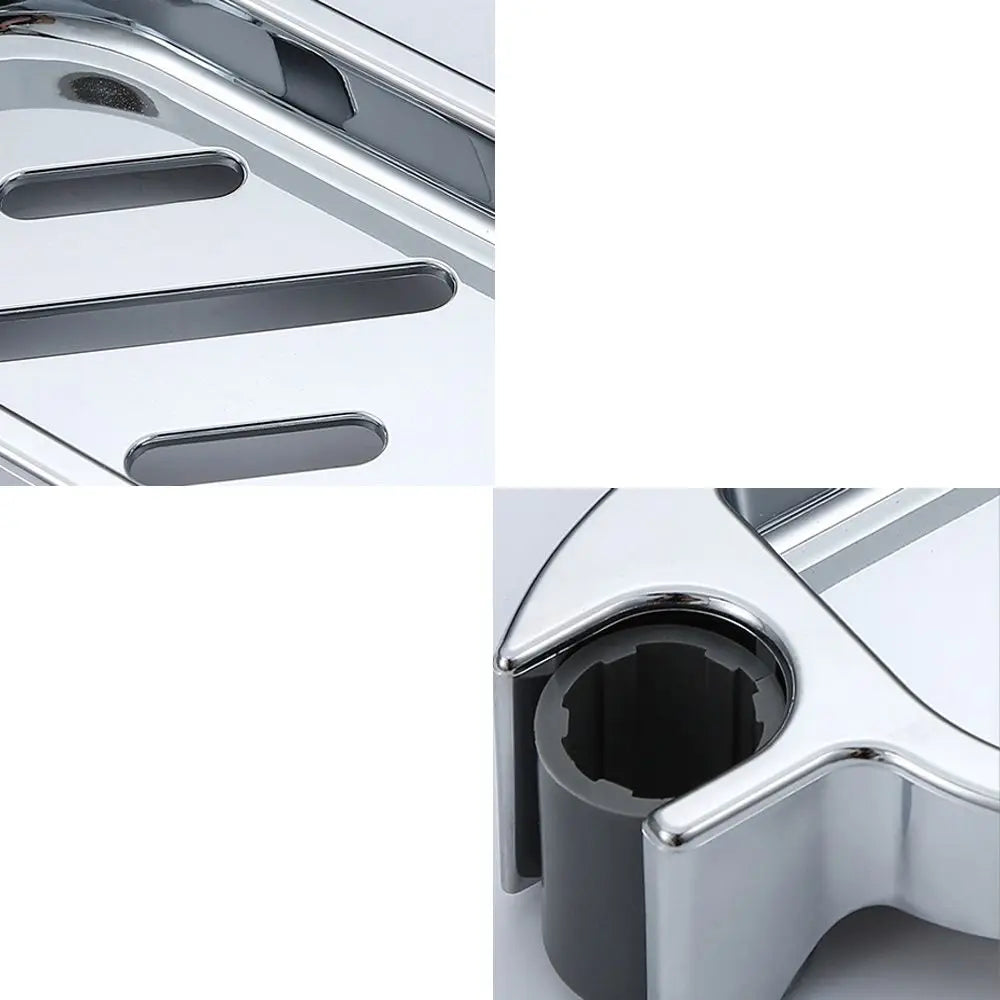 Adjustable Rail Slide Bathroom Bath Shower Soap Dishes Sprinkler Holder Soap Rack For 22 24 25 mm Bathroom Hardware