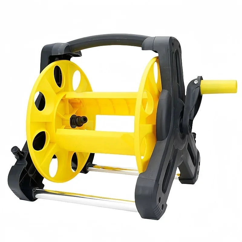 Garden Water Hose Reel Kit Equipped with High‑Pressure Water Gun for Car Cleaning Lawn Irrigation Outdoor Watering Work