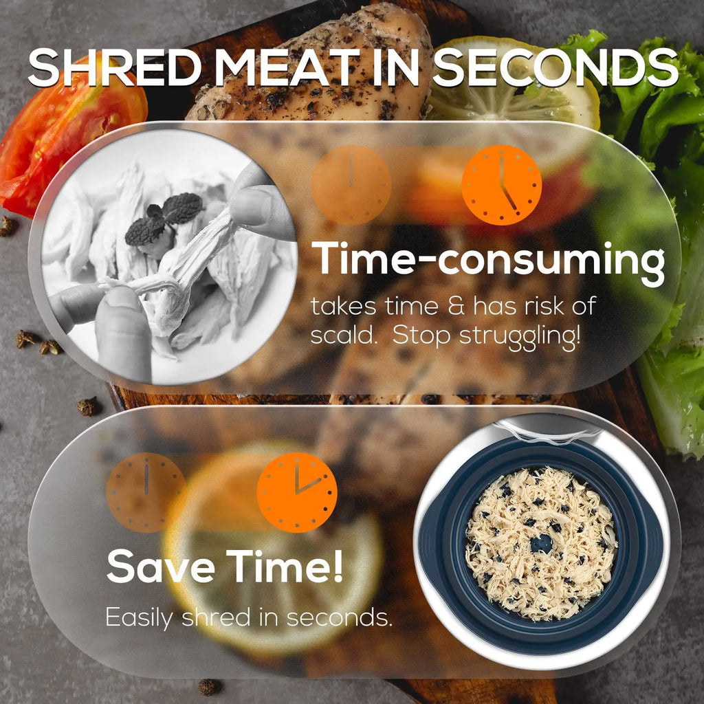 Chicken Shredder Non-Slip Meat Grinders For Pork Beef Cooked Chicken Breasts Vegetable Kitchen Tool Ergonomic Handle Shredder