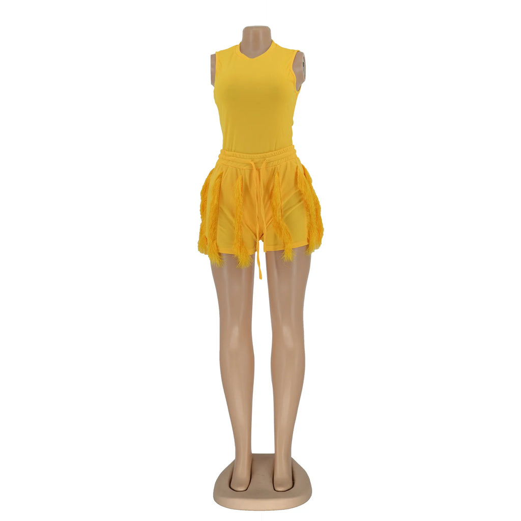 Short Sets Women Two Piece Set Women Outfit 2023 Summer Outfits for Woman 2023 2 Pieces Sets Crop Top Shorts Summer Clothes