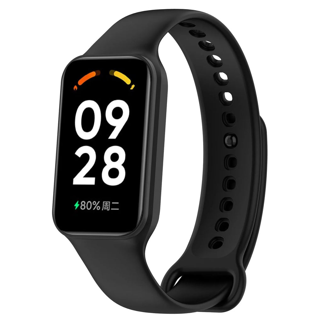 Silicone Strap For Xiaomi Redmi Band 2 Watchband Bracelet Replacement For Xiaomi Band 8 Active Wrist Strap Correa Accessories