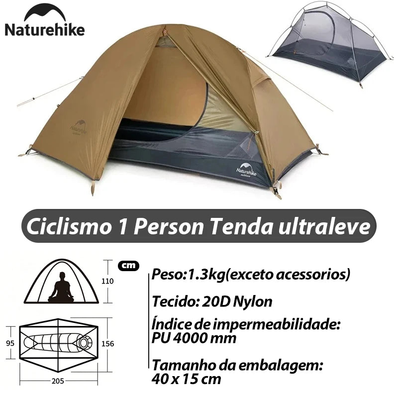 Naturehike Mongar 2 Tent Cloud Up 1 2 3 Persons Tent Star River Tent Cycling Tent Ultralight Outdoor Travel Hiking Camping Tent