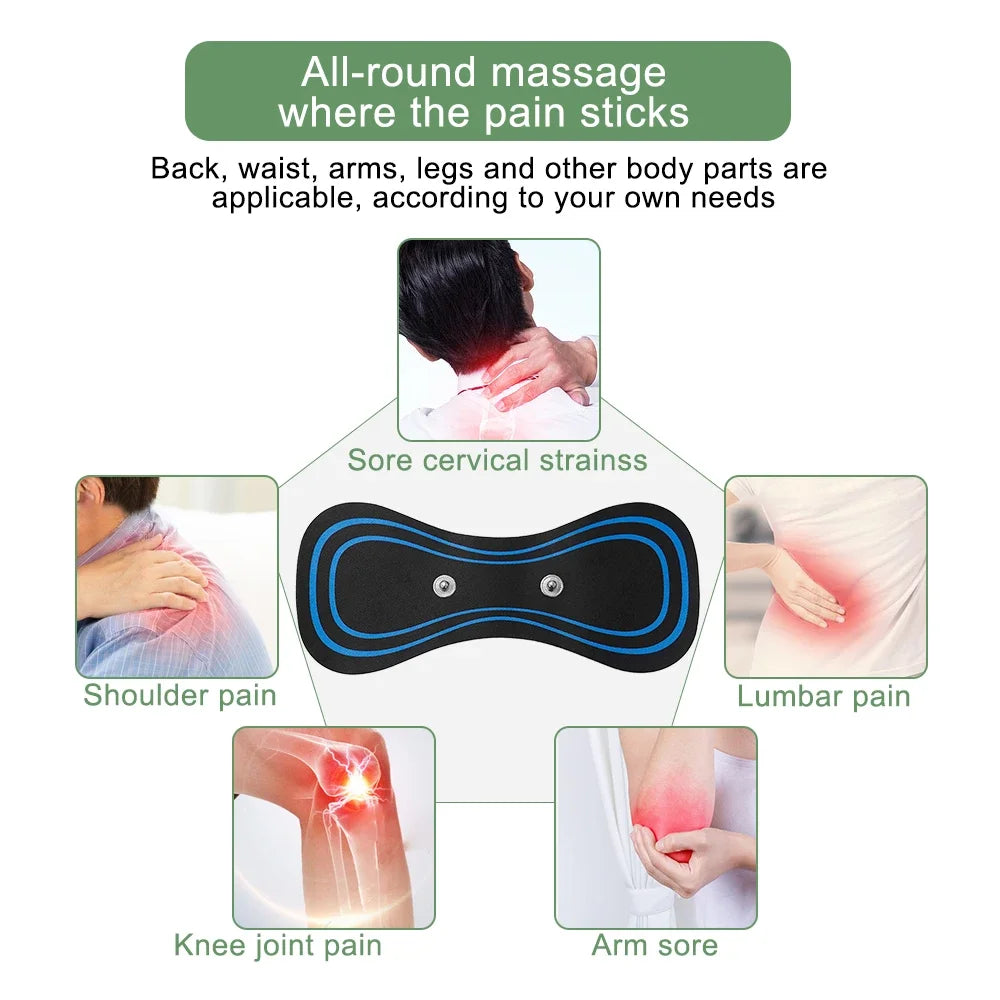 10/20Pcs EMS Muscle Stimulator Sticke Neck Massage Patch Replacement Trainer Hip Exerciser Slimming Tens Body Massager Gel Padsr