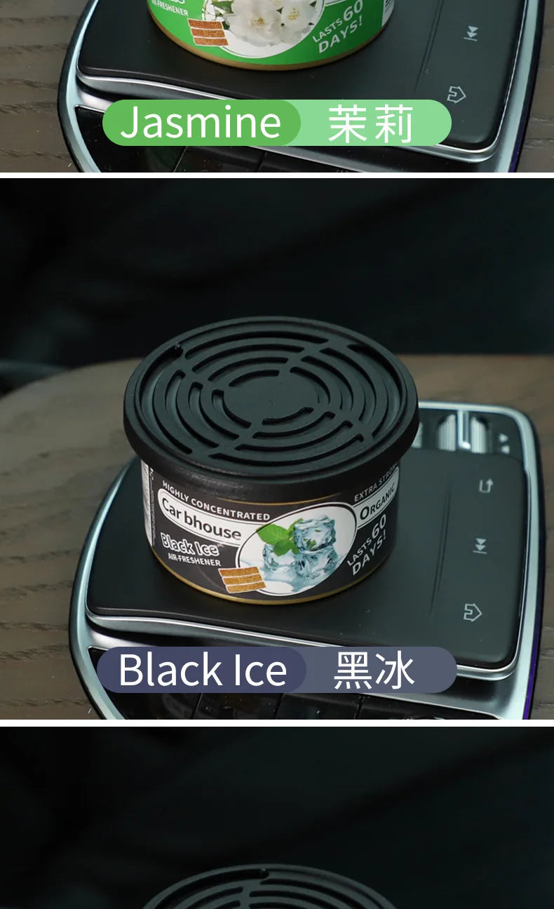 Car Air Fresheners Perfume Canned Wood Blocks Coffee Flavor Long-Lasting Auto Aromatherapy Car Deodorant Supplies Accessories