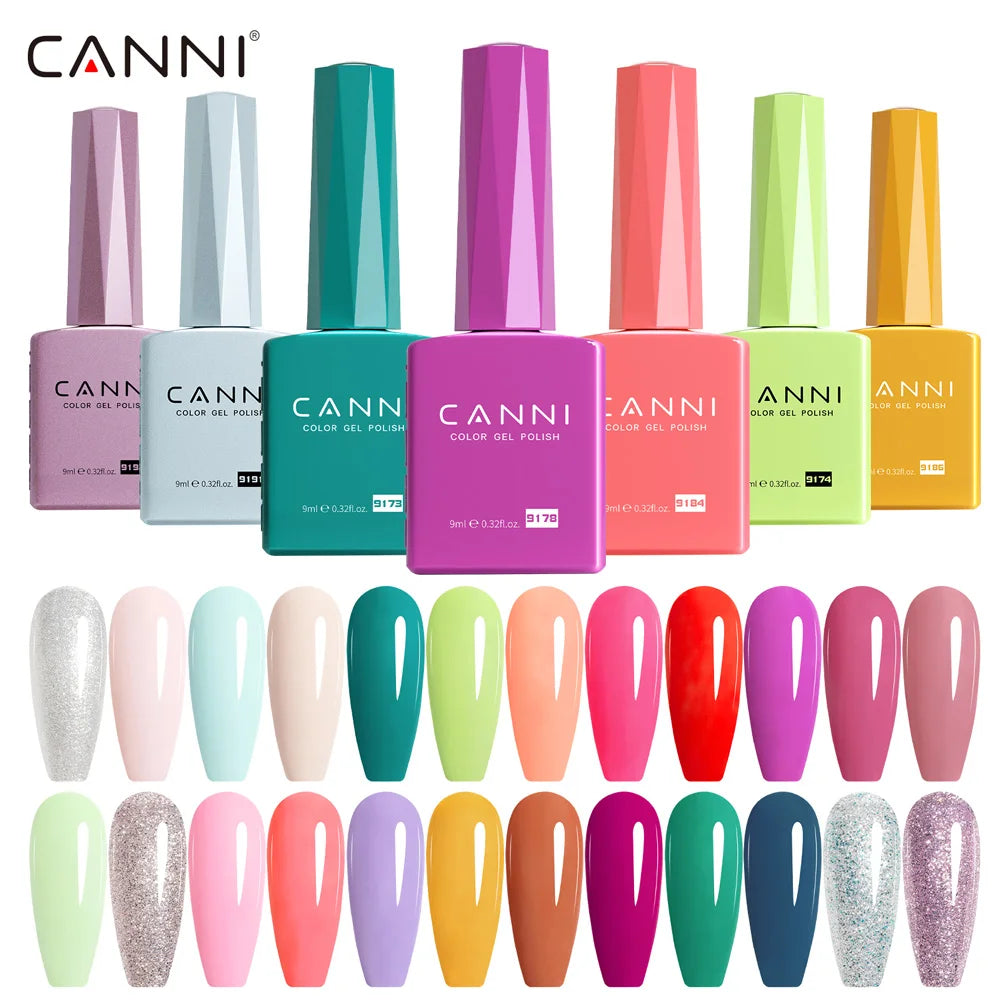 CC8 CANNI 9ml Nail Gel Polish HEMA FREE Summer Nails Color Soak Off UV LED Semi Permanent Smoothy Texture Nail Art Manicure