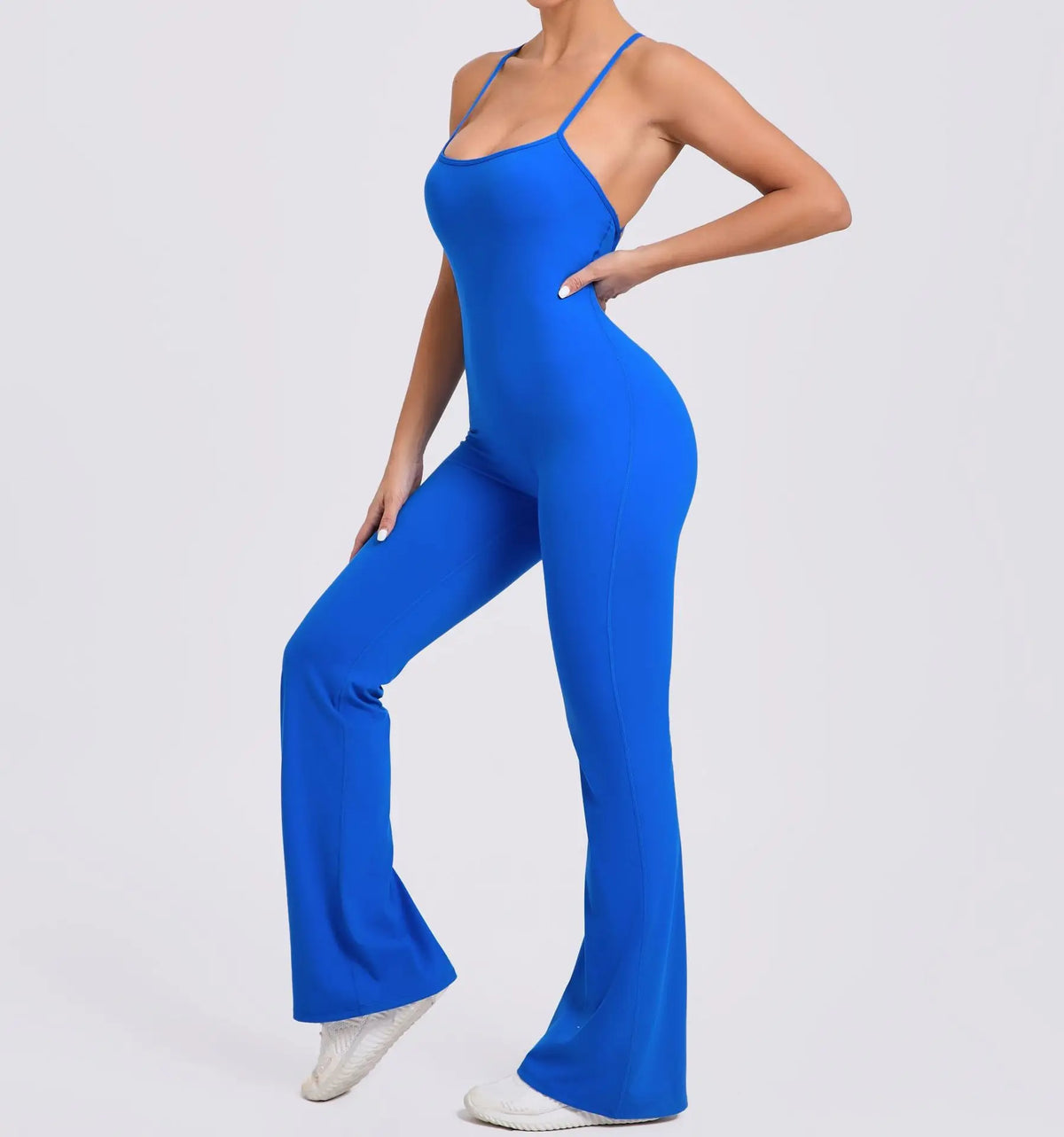 Female Sexy Back V Gym Set Woman Training Yoga Suit Wide Leg Sportswear Woman Sports Suit Clothes Fitness Elastic Training Suits