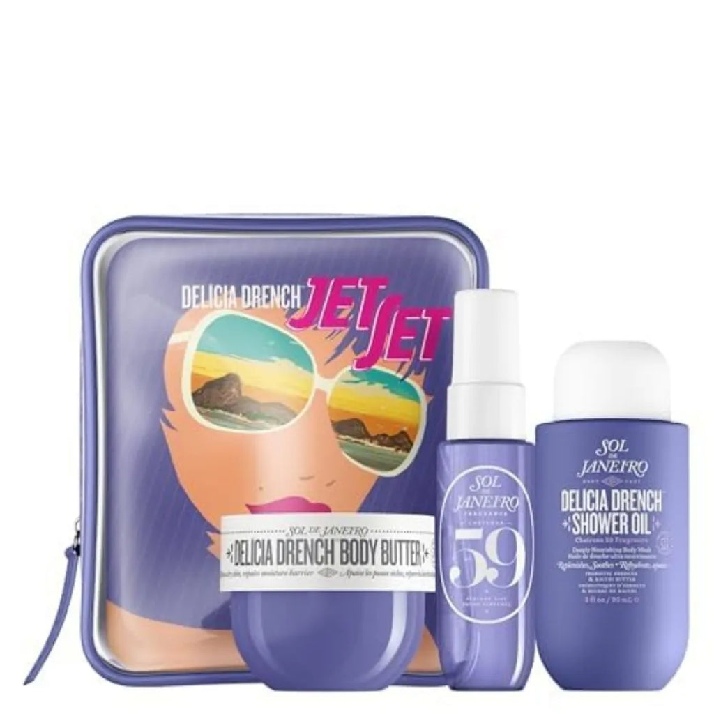 The four travel suits of Sol de Janeiro series fragrance (bath gel, body milk, perfume spray) are convenient to carry, charming fragrance, lasting fragrance, and the first choice for fragrance lovers