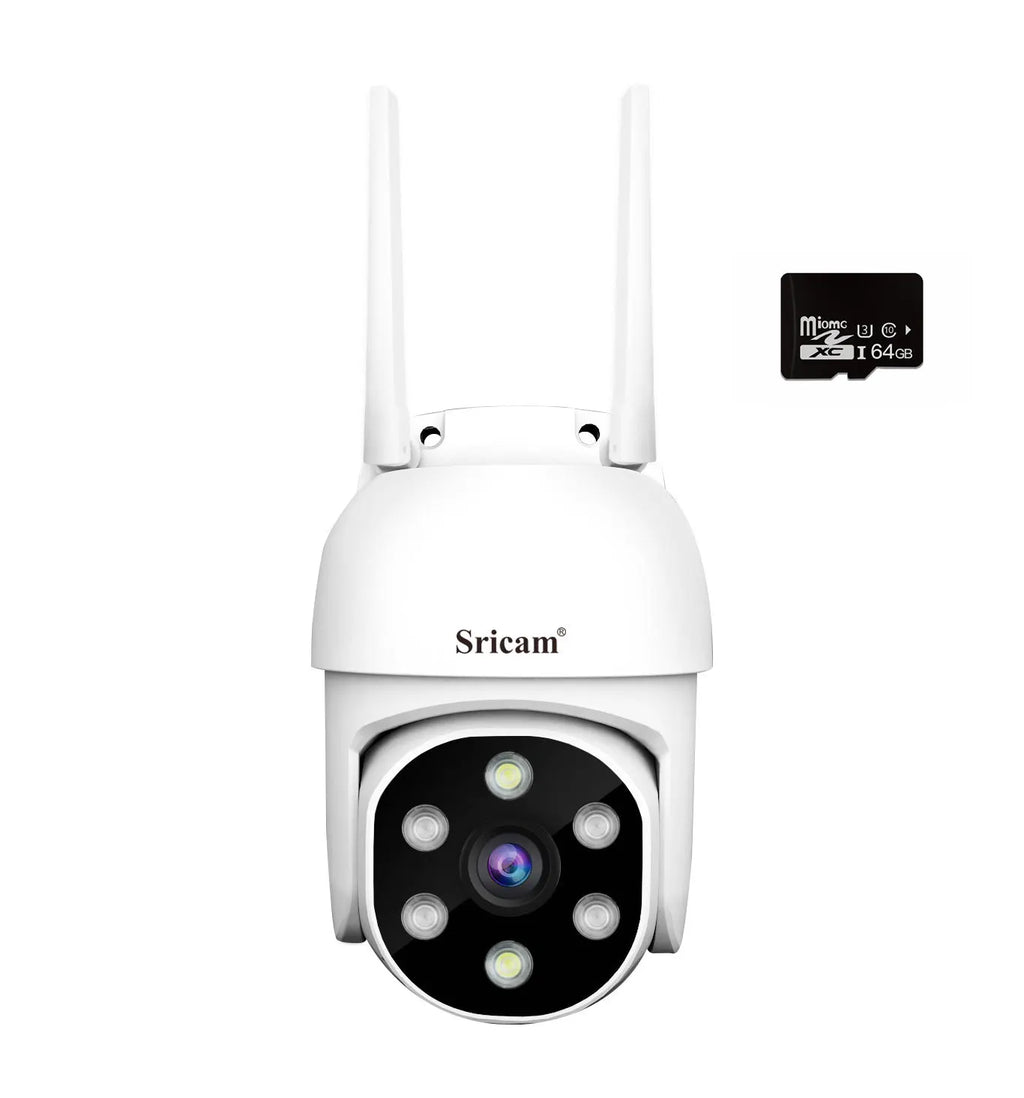 Sricam SP030 1080P Mini Security IP Camera Outdoor Video Surveillance Onvif Mobile Email Alarm Push PTZ Rotation Bullet CCTV Cam