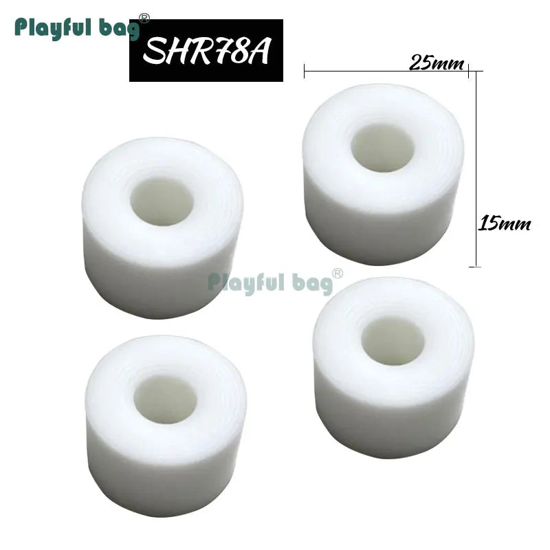 4-Wheel Skateboard Truck Mount - PU High Rebound Shock Absorber for Longboard Skateboard - Polyurethane Cushion Pads Set AMA65
