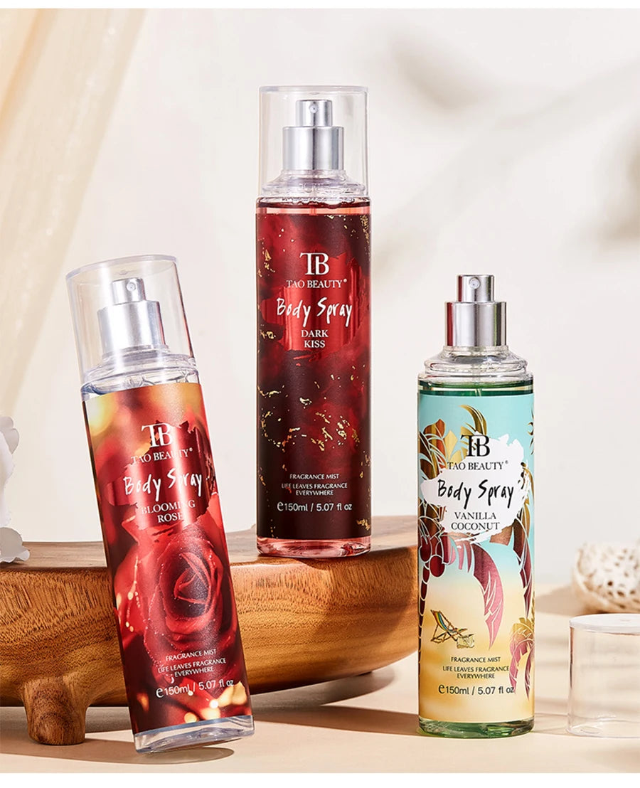 150ml Fragrance Spray, Long-Lasting Perfume, Light Floral Fruity Scent, Rich Rose Blackberry Botanical Fresh Scent Spray