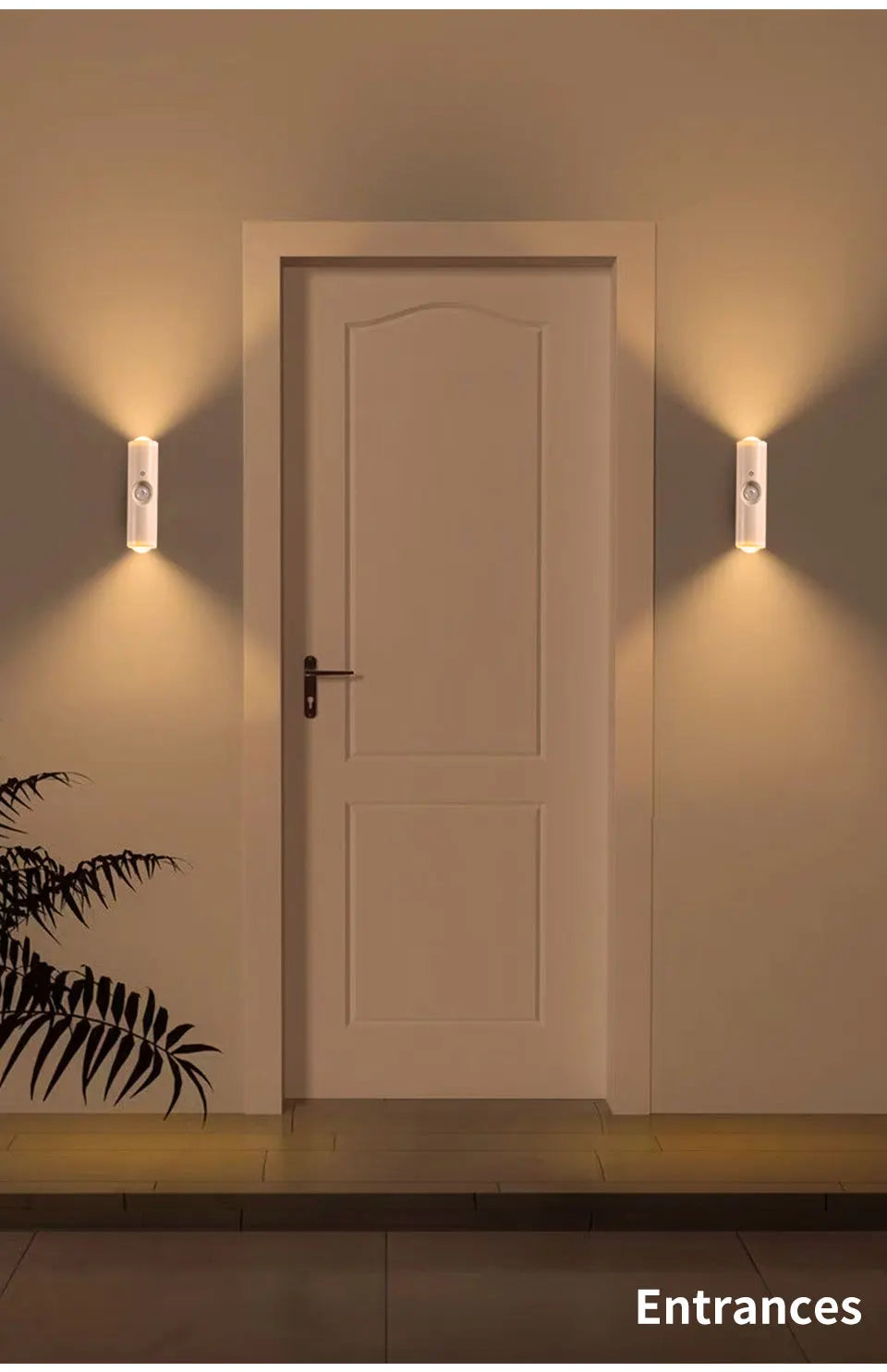 Magnetic Rechargeable LED Night Light RGB Sunset Lamp Wireless Wall Lamp With Motion Sensor For Stair Cabinet Hallway Room Decor