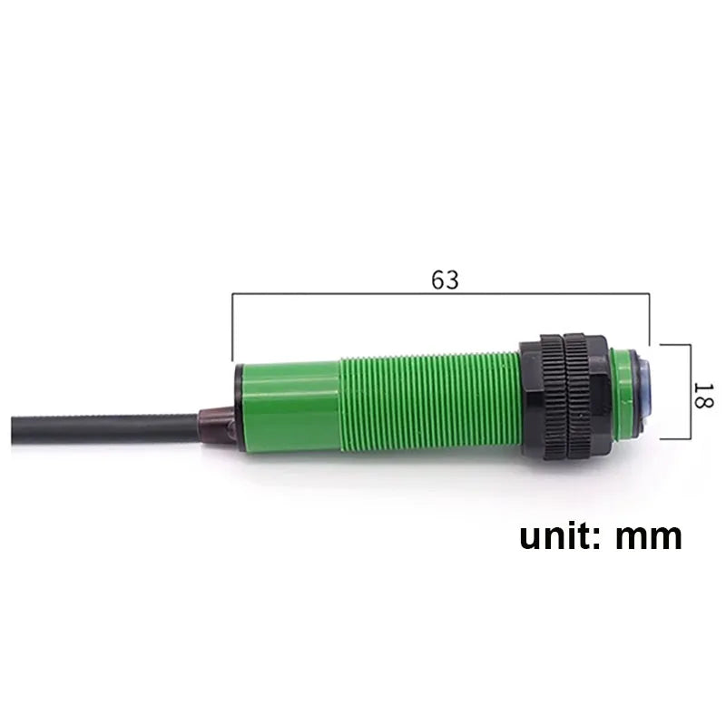 3m Adjustable Diffuse-Reflective Photoelectric Sensor Proximity Switch DC NPN OR PNP Photocell For Count Automation Robot DIY