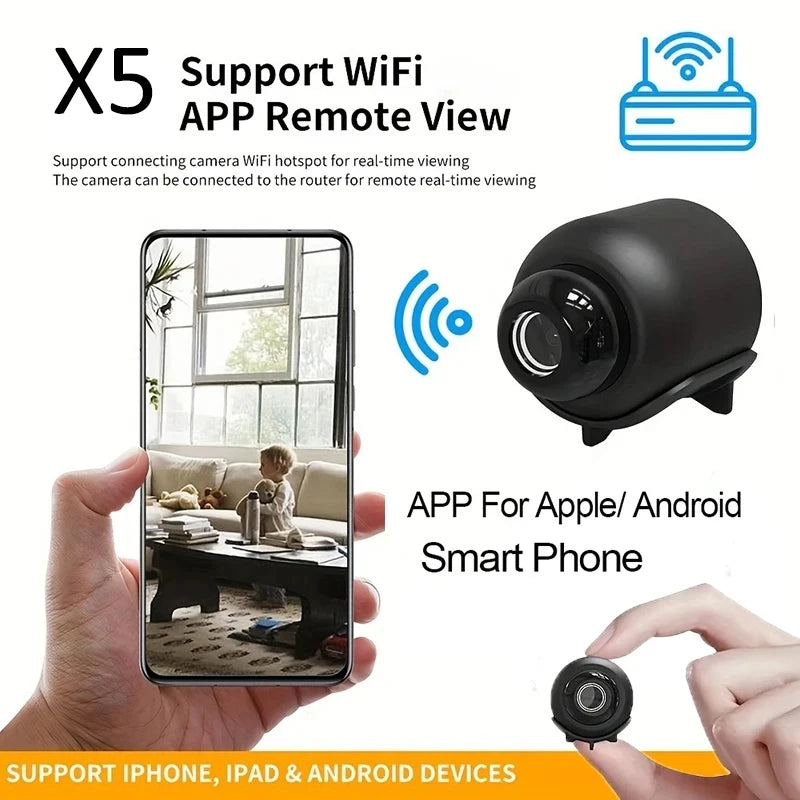 HD 1080P Mini Camera Wireless WiFi Baby Monitor Indoor Safety Security Surveillance Night Vision Camera IP Camera Recorder ﻿