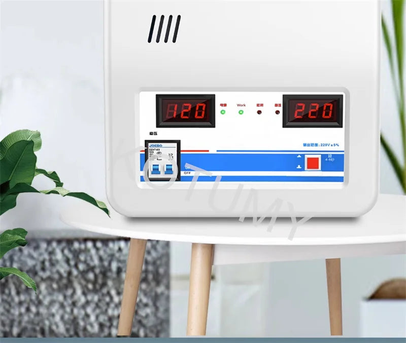 6.8KW Automatic Intelligent Voltage Stabilizer Household Dual Screen Digital Display Power Stabilizer Air Conditioner Regulator