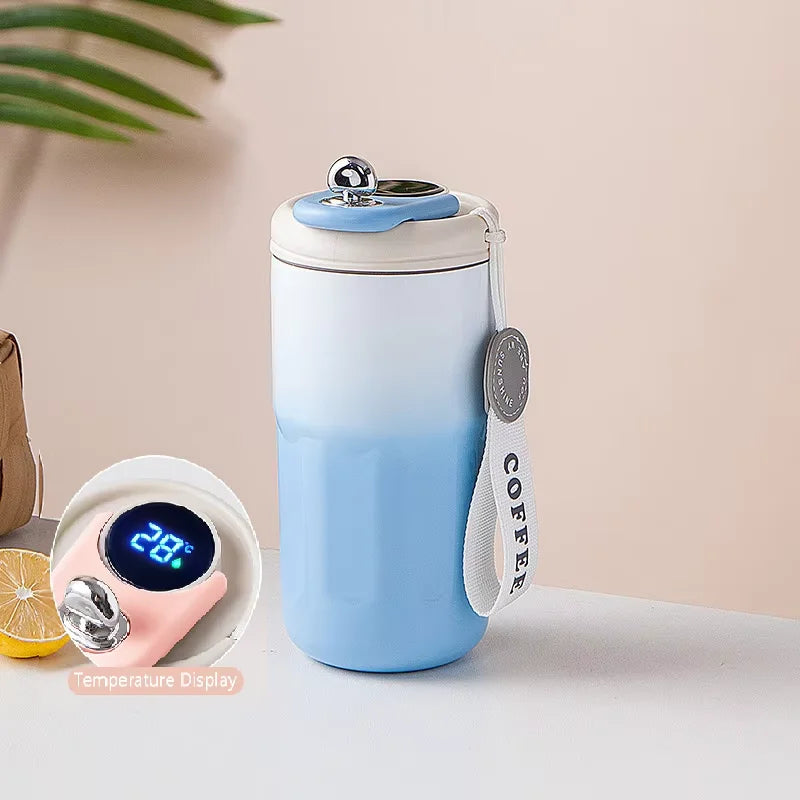 Smart Thermos Cup Bottle Water Digital LED Temperature Coffee Cup Stainless Steel Vacuum Cup Office Cup Business Drinking Mug
