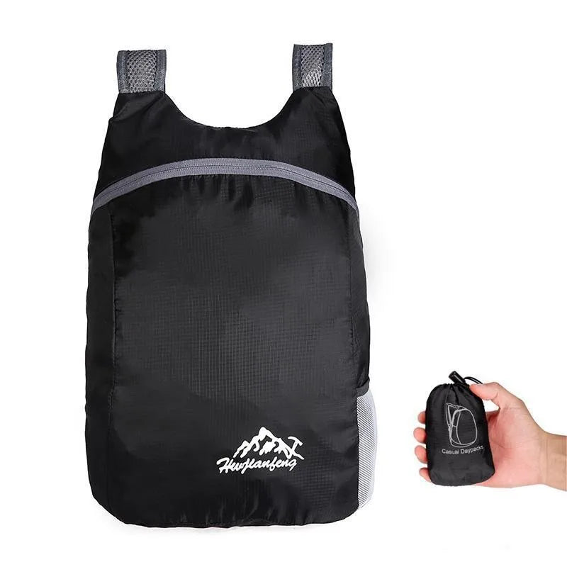 Outdoor lightweight sports bag waterproof backpack wear-resistant travel bag foldable backpack small backpack storage bag