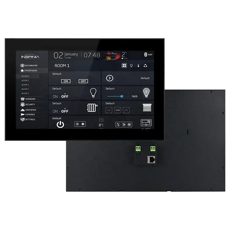2025 Bigger Size 14 Inch Aluminum case Home Automation Smart Security in Wall Control Panel Pc