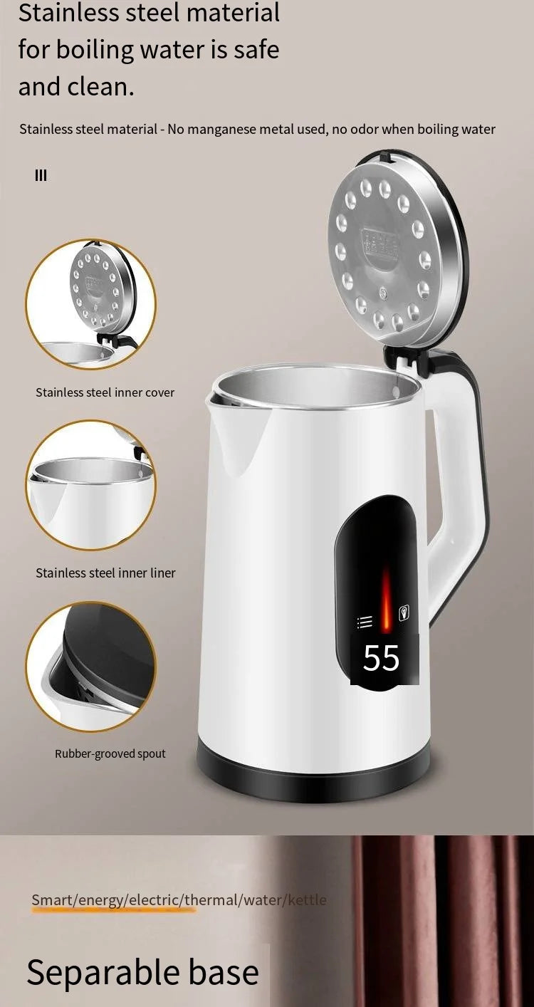Best-Selling Custom Electronic Home Electric Kettle Factory Wholesale Automatic Power-Off Feature for Household Use