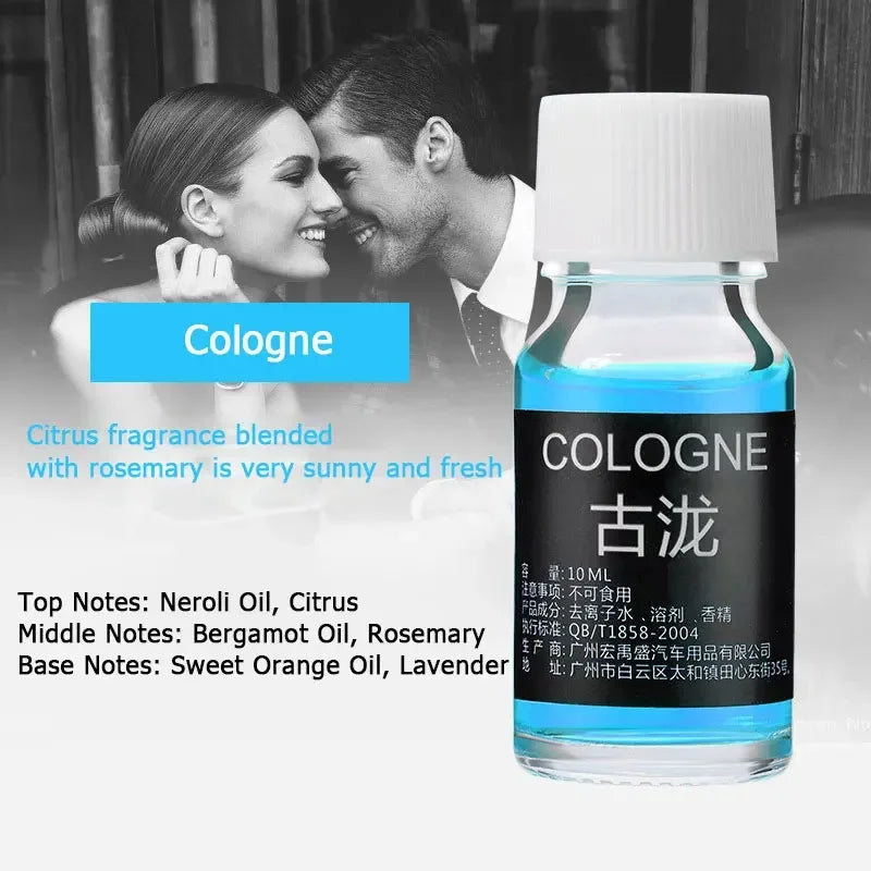 10ml Car Air Fresheners Perfume Refill Car Air Vent Perfume Replenishment Essential Oil Aroma Diffuser Fragrance Humidifier