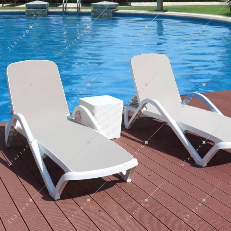 Juecheng Pool Outdoor Day Bed Outdoor Sunbed Hotel Garden Furniture Beach Sun Lounger