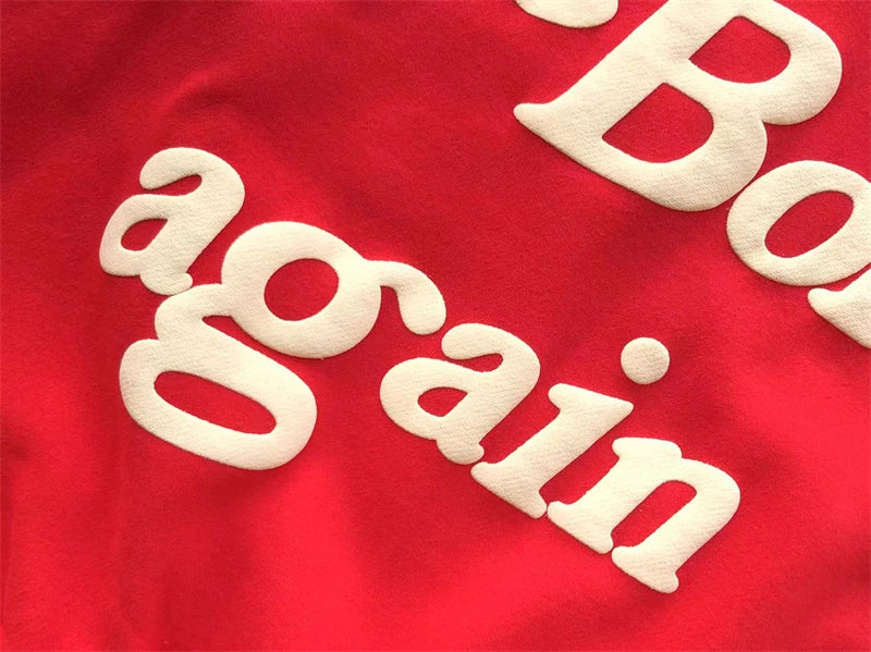 Foam Logo Ye Must Be Born Again Hoodie Men Women Best Quality Oversize Kanye West CPFM.XYZ Sweatshirts