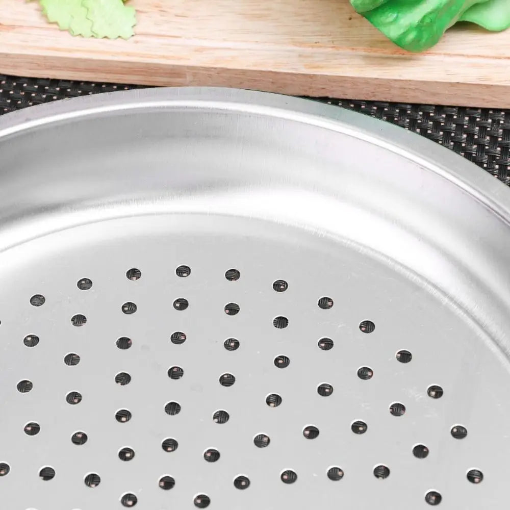 New 28/30/32/34cm Durable Dumplings Fish Steaming Tray Cooking Gadgets Thickened Steamer Stainless Steel Kitchen Wok