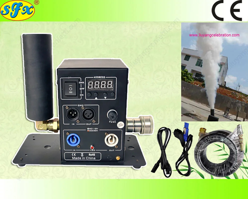 High Power Stage Wedding Effect CO2 Jet Machine 100W DMX512 Control CO2 Smoke Machine Co2 Effect Fog Smoke for Event Party Club