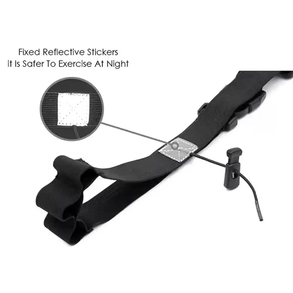 Ironman Triathlon Marathon Running Belt Bicycle Adjustable Outdoor Sports Elastic Belt, Lightweight and Simple Number Plate Belt