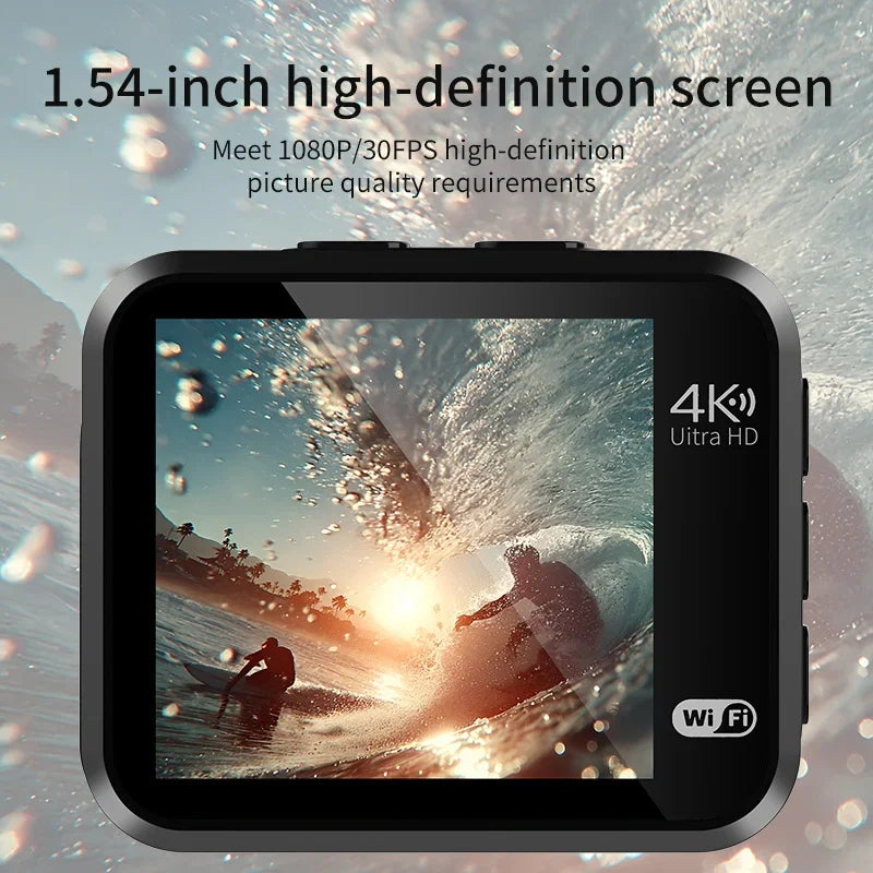 NEW 4K WiFi Anti-shake Action Camera Go With Remote Control Screen Waterproof Sport Camera pro drive recorde