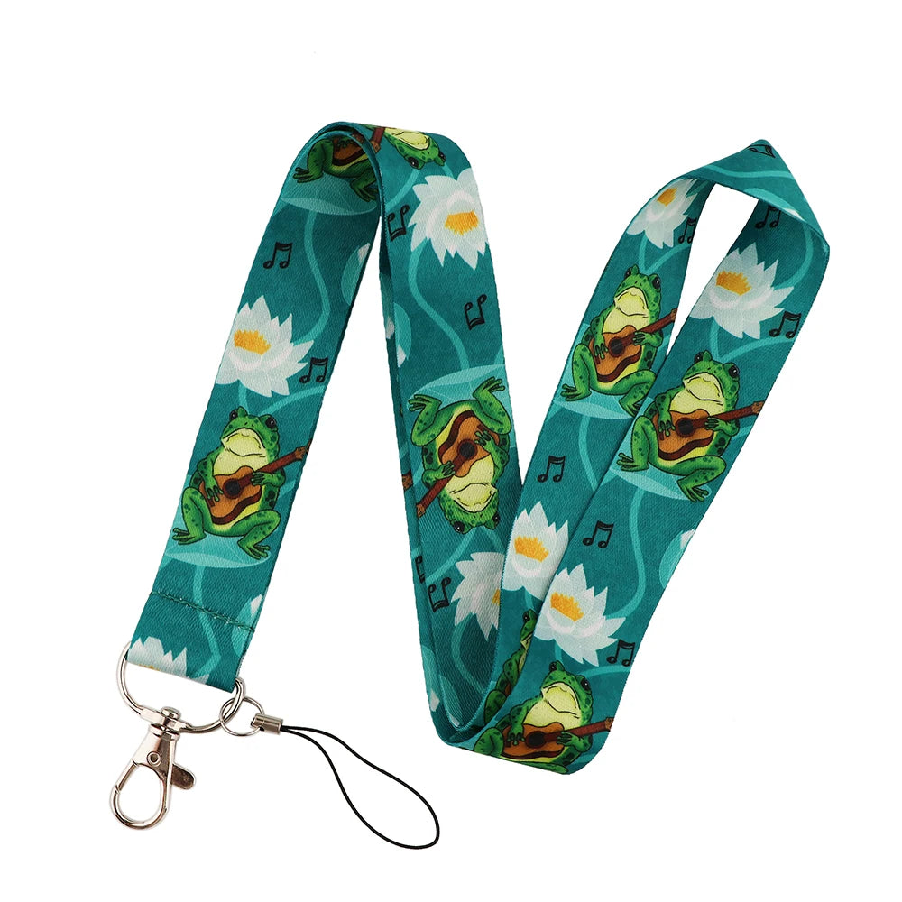 100 Designs Cute Art Lanyard for Keys Chain Badge Holder ID Credit Card Pass Hang Rope Lariat Mobile Phone Charm Accessories