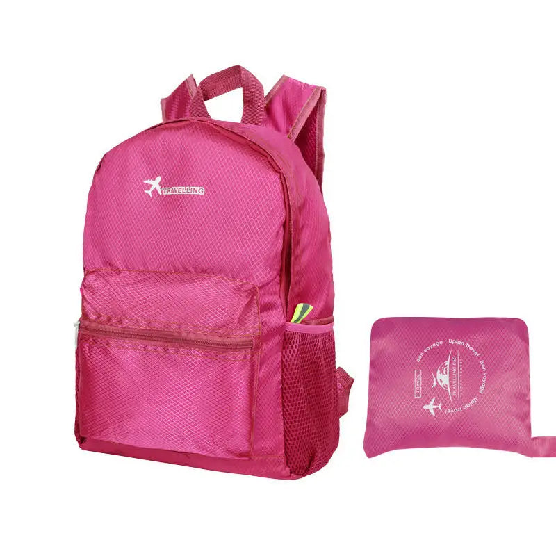 Lightweight Foldable Backpack Men Women Waterproof Packable Backpack Outdoor Travel Hiking Cycling Daypack Camping Shoulders Bag